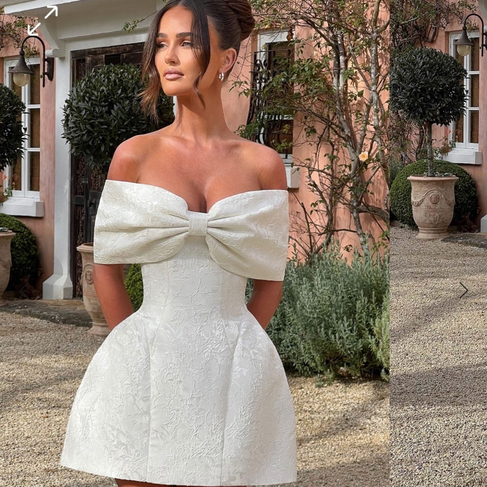 Babyboo Raquel Mini Dress - Ivory